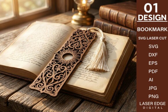 Download Wood Bookmark Laser Cut SVG - Premium Bundle